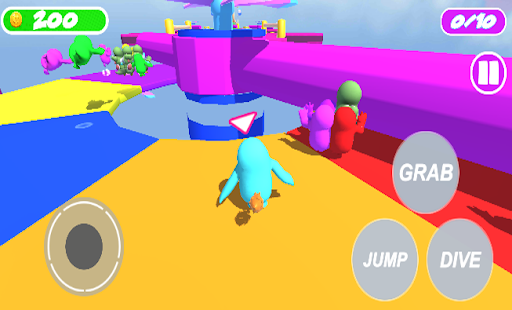 FaII Guys Knockout  Obstacles without fall