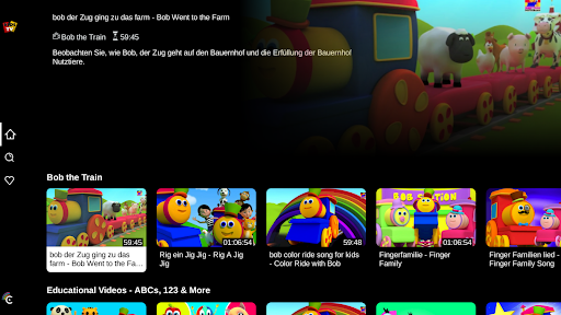 Screenshot of Kids Tv Deutschland