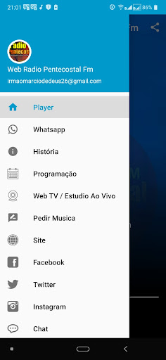 Web Radio Pentecostal Fm Screen 2