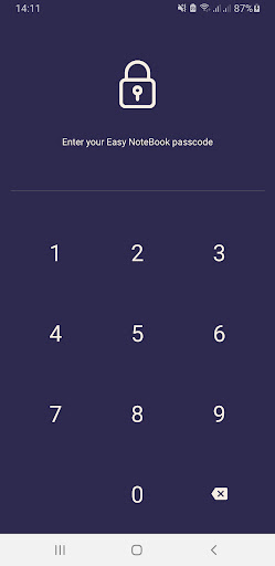Easy NoteBook Screen 2