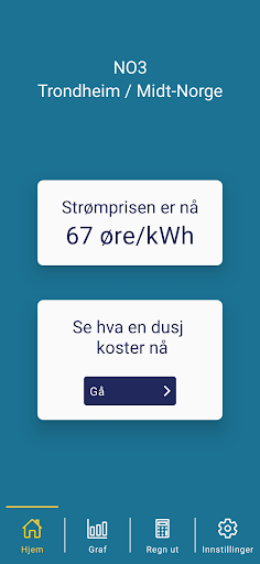 Android application Strømpris - NÅ! screenshort