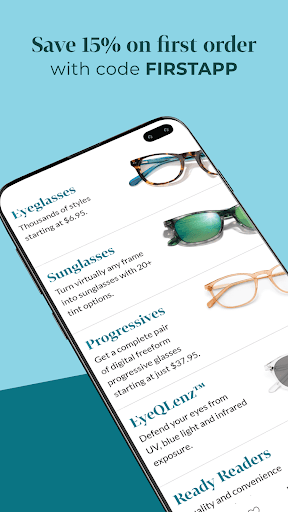 Android application Zenni - Eyewear for Everyone screenshort