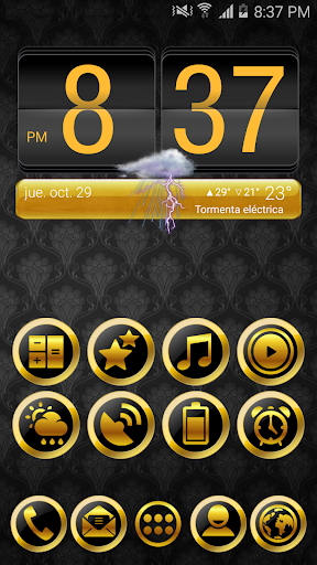 ICON PACK GOLD LUXURY THEME
