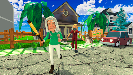 Android application Scary Bad Granny Neighbor Game screenshort