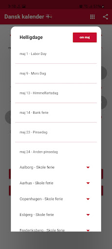 Dansk kalender 2024 Screen 2