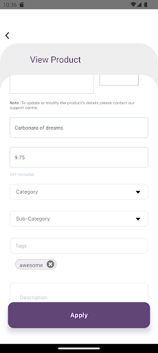 Android application Vyapy Partner screenshort