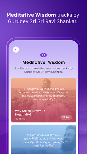 Screenshot of Sattva -  Meditation App