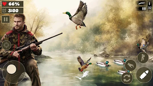 Wild Duck hunter Birds Shooter