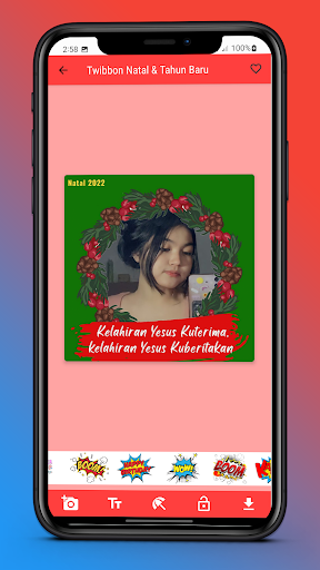 Twibbon Natal dan Tahun Baru Screenshot 3 - AppWisp.com