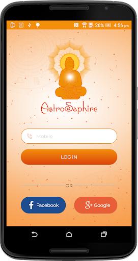 Android application Astrosaphire screenshort