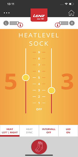 Lenz Body heat app Screen 3