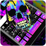 Cover Image of Download Paintball Skul Keyboard Backgr  APK
