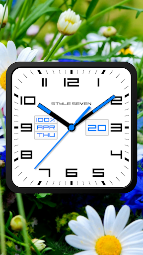 Square Analog Clock-7 Screen 2