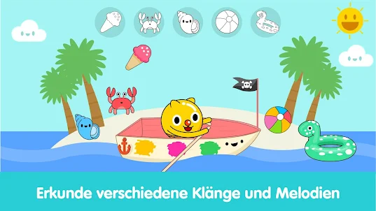 Klaviermusikspiele für Kinder