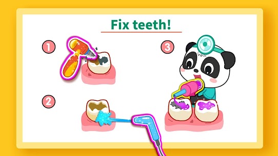 Baby Panda: Dental Care MOD APK v8.65.00.00 (Unlimited Money) 2