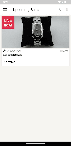 Android application Asset Auctions screenshort
