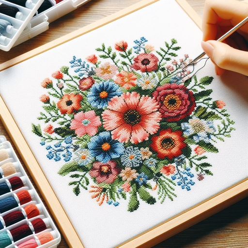 Flowers Cross Stitch Coloring 2.5 Icon