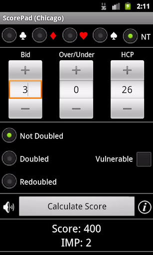 ScorePad Screen 2