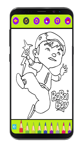 Coloring Book For Boboi Boy