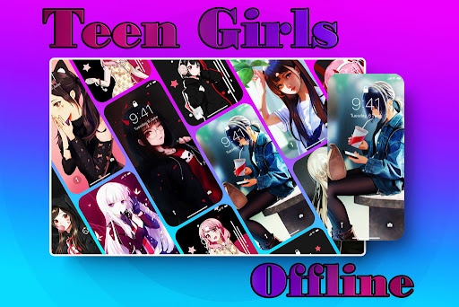 Android application Teen Art Girl Wallpaper screenshort