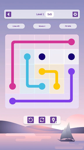 Android application Connect Dots: Flow Puzzle Game screenshort