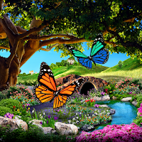 3D Бабочки Живые Обои