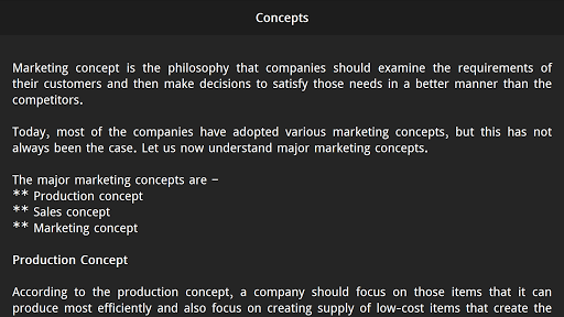 Marketing Management Offline Book