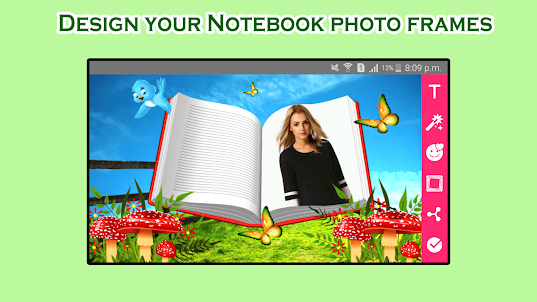 Book Photo Frame App - Editor