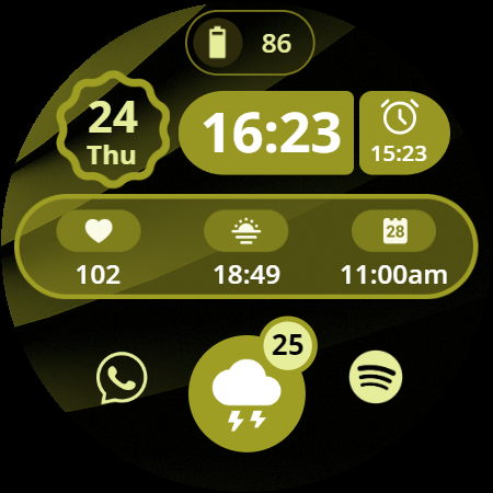 Watchface Material 2 screenshot 24