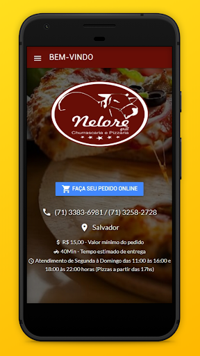 Android application Nelore Grill Delivery screenshort