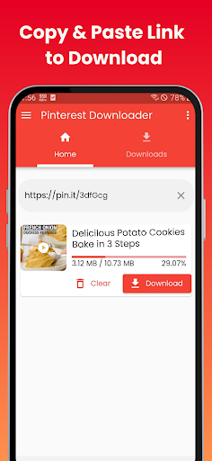 Android application Pinterest Video Downloader screenshort