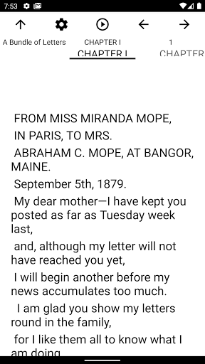 Book, A Bundle of Letters Screen 2