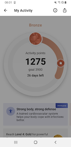 Android application H&R movements screenshort