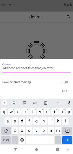 I Ching with trigram Screen 2