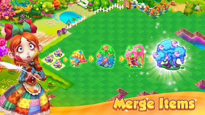 #4. Magic Merge: Match 3 Games in the Wizard of Oz (Android) By: Mentha Games