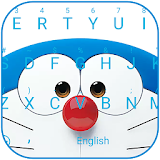 Blue Robot Cat Theme&Emoji Keyboard icon