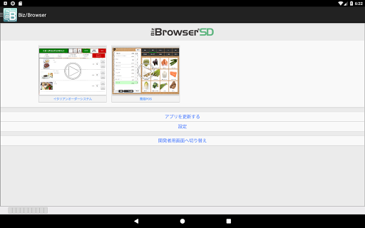 Biz/Browser SmartDevice Screen 3