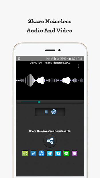 Captura 9 Audio Video Noise Reducer android