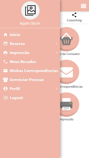 Android application Dialog Coworking screenshort