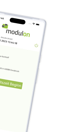 Zeiterfassung modulon SPESEN Screen 2
