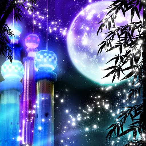 七夕の夜 for +HOMEきせかえテーマ logo