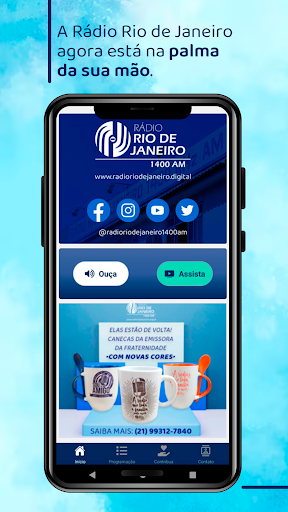 Android application Rádio Rio de Janeiro Oficial screenshort