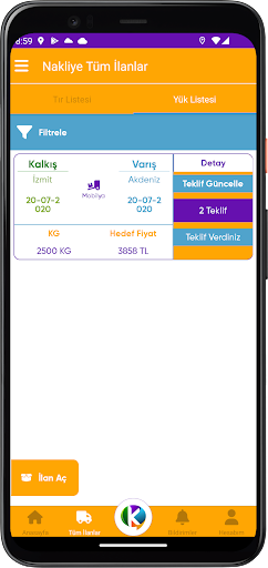 Android application KarveGo screenshort
