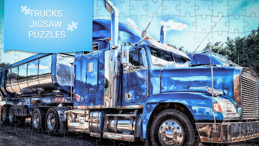 Android application Trucks jigsaw puzzles games screenshort