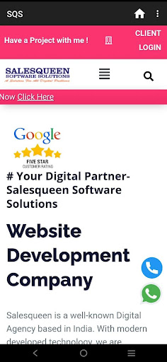 WEB DESIGNER Screen 3