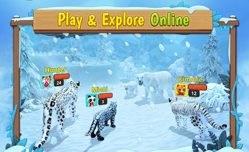 Télécharger Gratuit Snow Leopard Family Sim Online  APK MOD (Astuce) screenshots 3