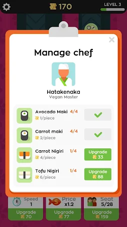 Game screenshot Sushi Bar Idle apk download