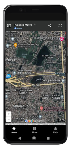 Kolkata Metro Route Map Fare Screen 2