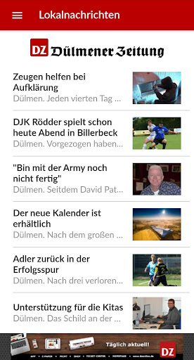 Android application DZ Aktuell screenshort