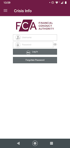 Android application Crisis Info screenshort